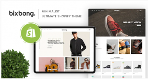 Bixbang Minimalist eCommerce Shopify Template