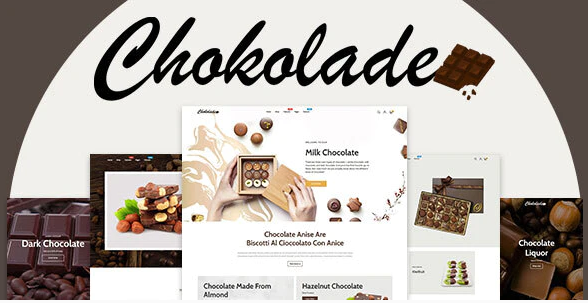 Chokolad Chocolate Sweets Candy And Cake Shopify Theme