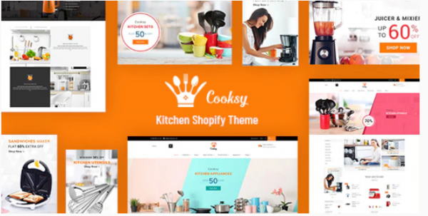 Cooksy Kitchen Store Appliances Shopify Theme