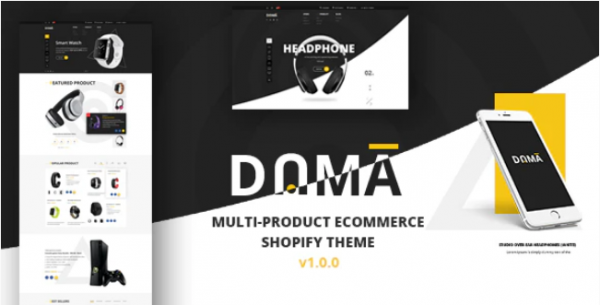 Dama Multi Store Responsive Shopify Theme 1