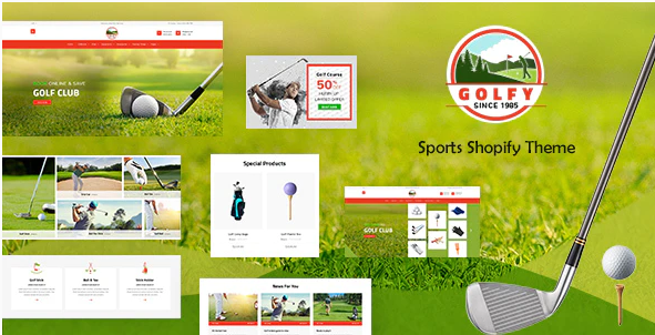 Golf Sports Store Game Shopify Theme