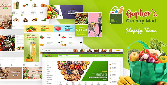 Gopher Grocery Store Shopify Theme
