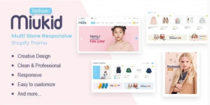 MiuKid Multi Store Responsive Shopify Theme