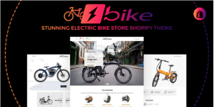Stunning Electric Bicycle Store Responsive Shopify Theme