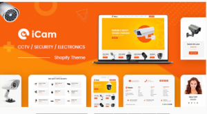 iCam CCTV Electronics Industry Shopify Theme 2
