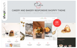 Cakie Cakery Bakery Responsive Shopify Theme