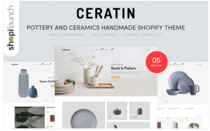 Ceratin Pottery and Ceramics Handmade Shopify Theme