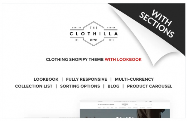 Clothilla Clothing Store Shopify Theme