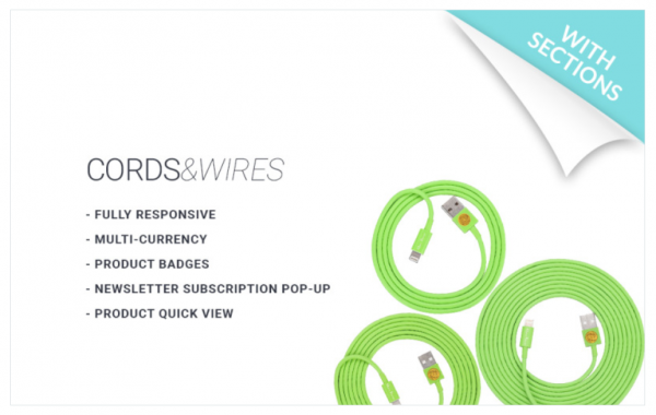 Cords Wires Shopify Theme