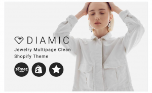 Diamic Jewelry Multipage Clean Shopify Theme
