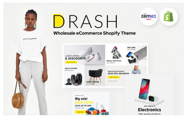 Drash Shopify Wholesale eCommerce Template Shopify Theme