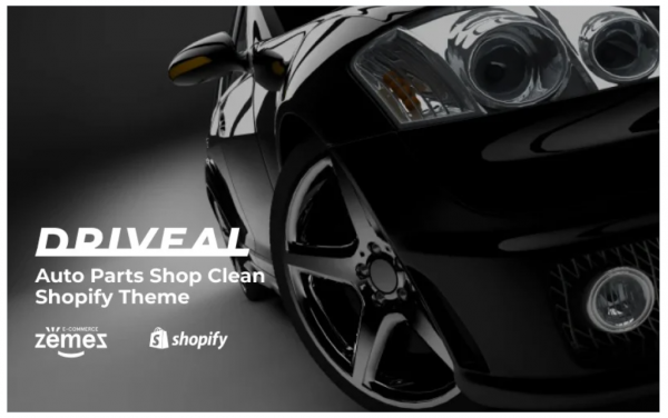Driveal Auto Parts Shop Clean Shopify Theme