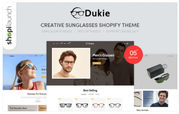 Dukie Creative Sunglasses Responsive