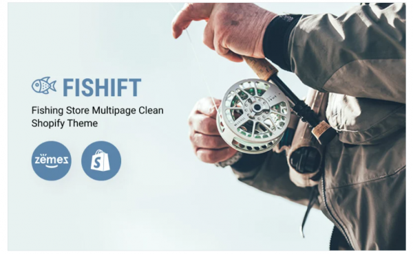 Fishift Fishing Store Multipage Clean Shopify Theme