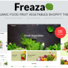 Freaza Organic Food Fruit Vegetables Shopify Theme