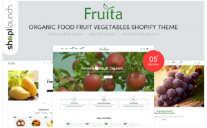 Fruita Organic Food Fruit Vegetables Shopify Theme
