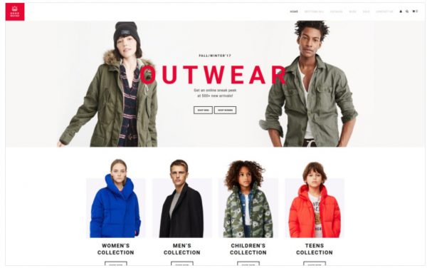 GoodWeather Outdoor Clothing Shopify Theme