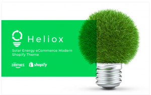 Helios Solar Energy eCommerce Modern Shopify Theme
