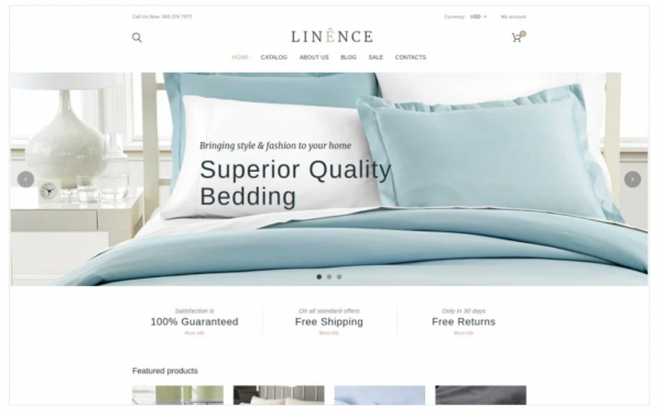Linen Lace Responsive Shopify Theme 1