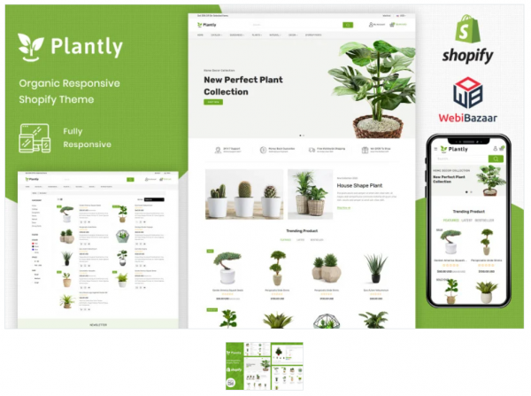 Plantly Gardan Furniture Responsive Shopify Template Shopify Theme