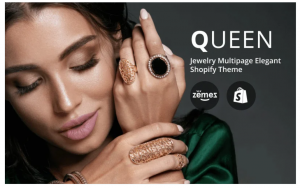 Queen Jewelry Multipage Elegant Shopify Theme
