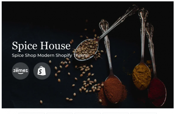Spice House Spice Shop Modern Shopify Theme