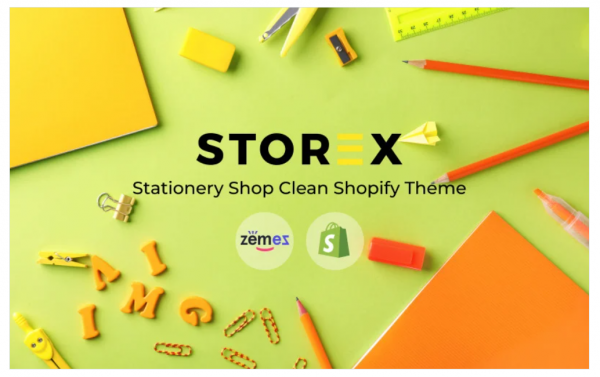 Storex Stationery Shop Clean Shopify Theme