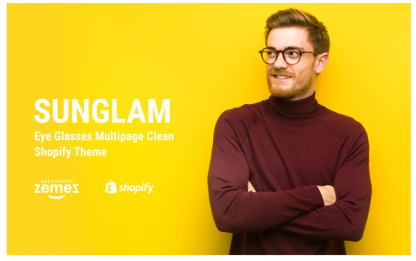 Sunglam Eye Glasses Multipage Clean Shopify Theme 1