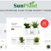 Sunplant MultiPurpose Plant Store Responsive Shopify Theme 1