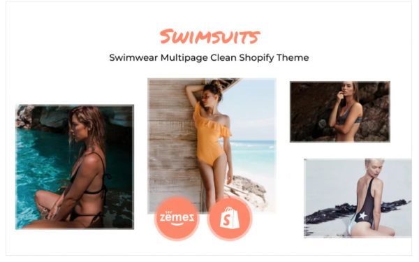 Swimsuits Swimwear Multipage Clean Shopify Theme 2