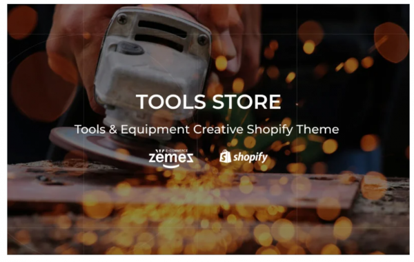 Tools Store Tools Equipment Creative Shopify Theme