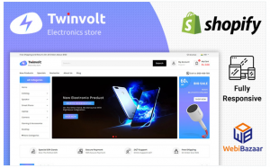 Twinvolt Electronic Shopify Theme