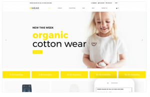 nWear Kids Fashion Clothing Multipage Clean Shopify Theme