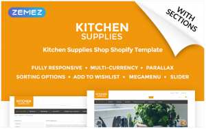 Kitchen Supplies Shopify Theme