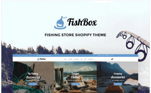 FishBox Attractive Fishing Hunting Store Shopify Theme